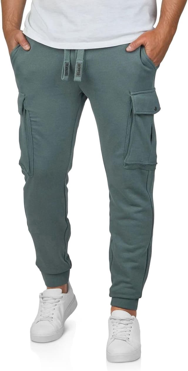 Detalle de riverso Cargo Jogginghose Herren RIVLoris – Baumwoll-Mix mit Cargolook und Taschen