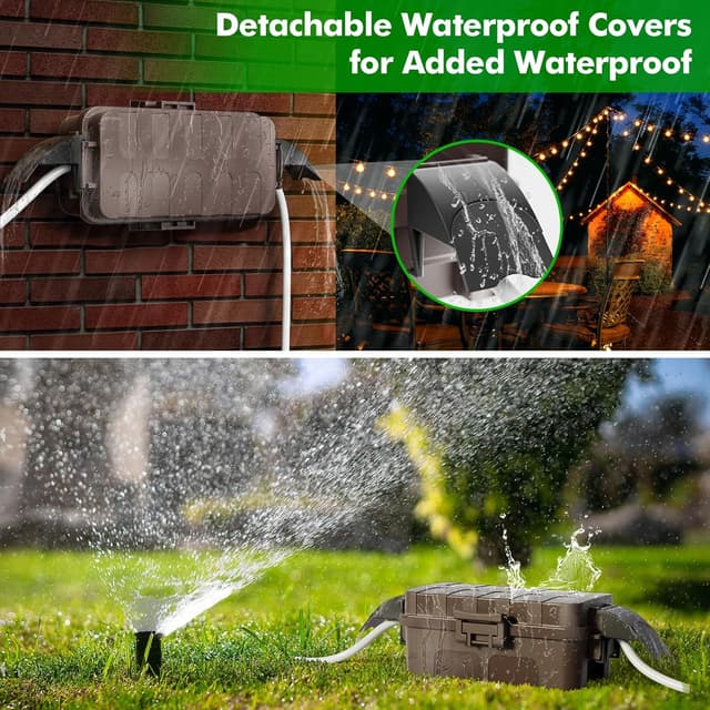 Detalle de Restmo Weatherproof Electrical Box 2 pack 15cm