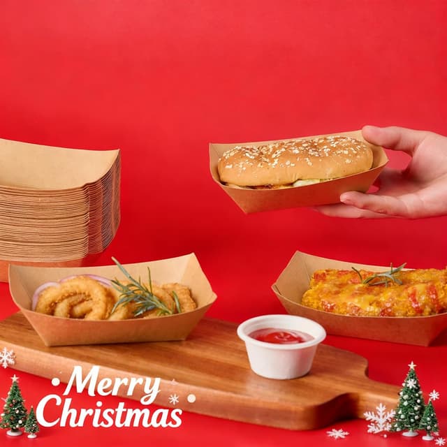 Thumbnail 6 de JOLLY CHEF 2lb Paper Food Trays 🍽️