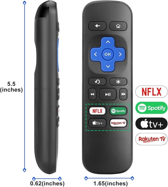 Thumbnail 5 de Roku Express Replacement Remote for Roku Player