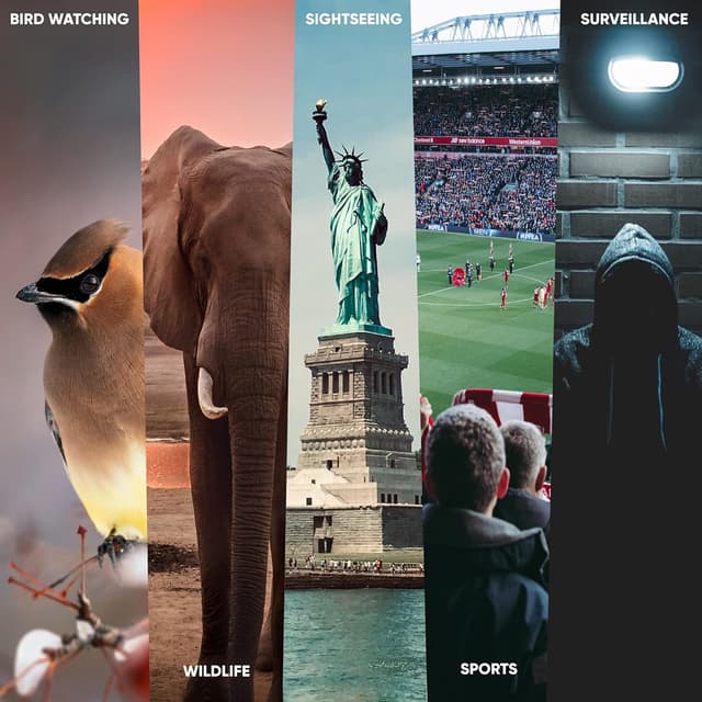 Detalle de Praktica Falcon 10x50mm Porro Prism Field Black Binoculars – fully coated lenses, 10x magnification