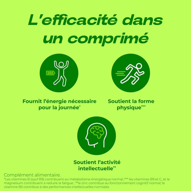 Thumbnail 3 de Berocca® Energie complément alimentaire 2x40 cps 💊