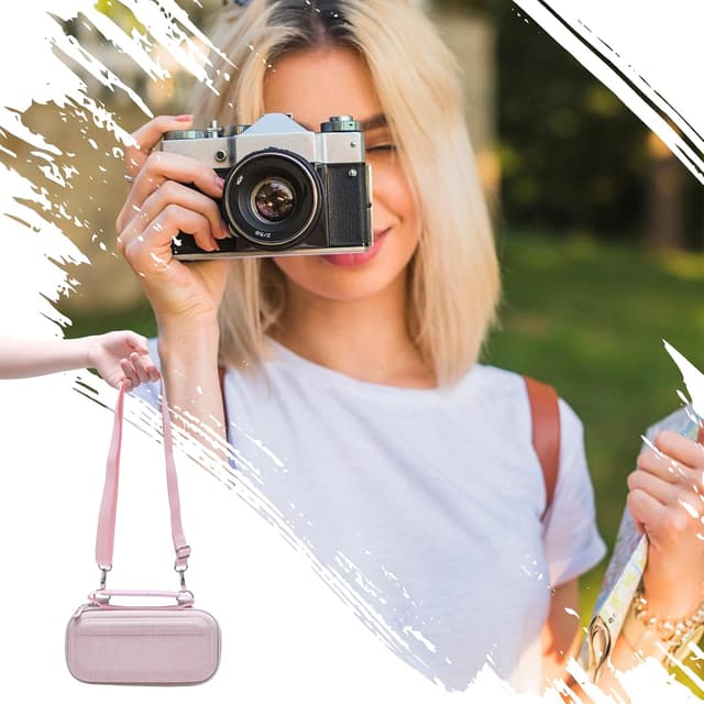 Detalle 2 de XANAD hard case for Sony cameras (a6400/a6700/a6000/a6100, ZV-E10/ZV-1/ZV-1F/ZV-E10 II, RX100 VII) in Pink