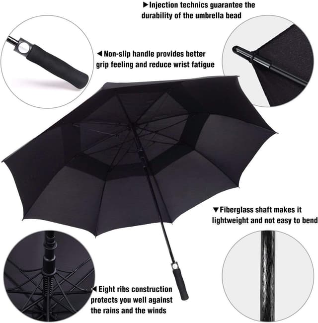 Thumbnail 1 de ACEIken Golf Umbrella 62 Inch Windproof