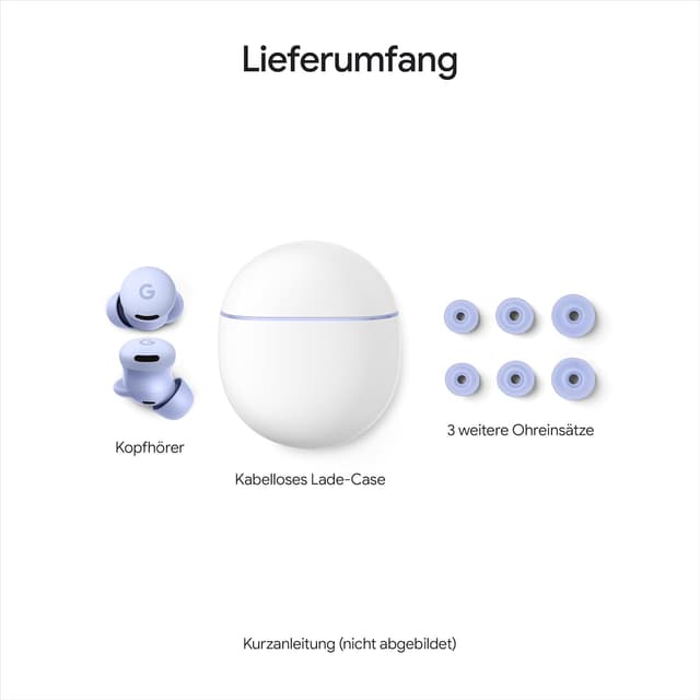 Thumbnail 6 de Google Pixel Buds 2a mit ANC 7 Std. Wiedergabe