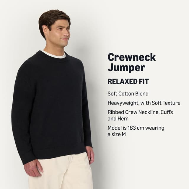 Thumbnail 3 de Amazon Essentials Relaxed-Fit Cotton Blend Jumper