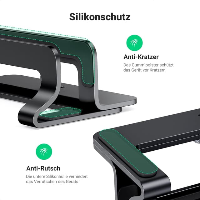 Thumbnail 6 de UGREEN Vertikaler Laptop Ständer 1,25–2,55 cm