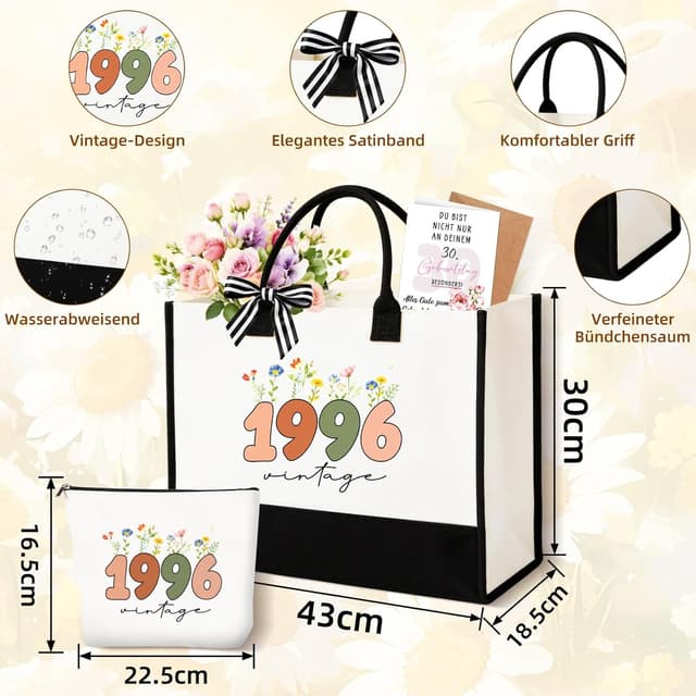 Detalle 2 de TUZELIYA 30. Geburtstag Frauen Set, 8-teilig