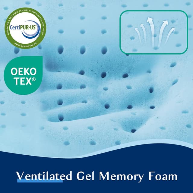 Thumbnail 4 de Iwacool ultradünnes Memory Foam Kissen 40x60