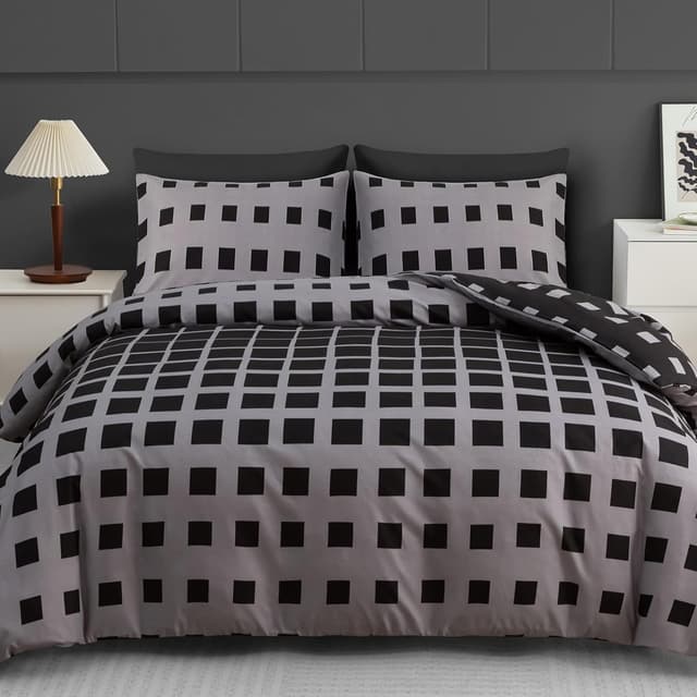Detalle 2 de Grace King Size Duvet Cover Set (230 x 220 cm) – Premium Microfibre, Hypoallergenic Reversible Cover With Zipper