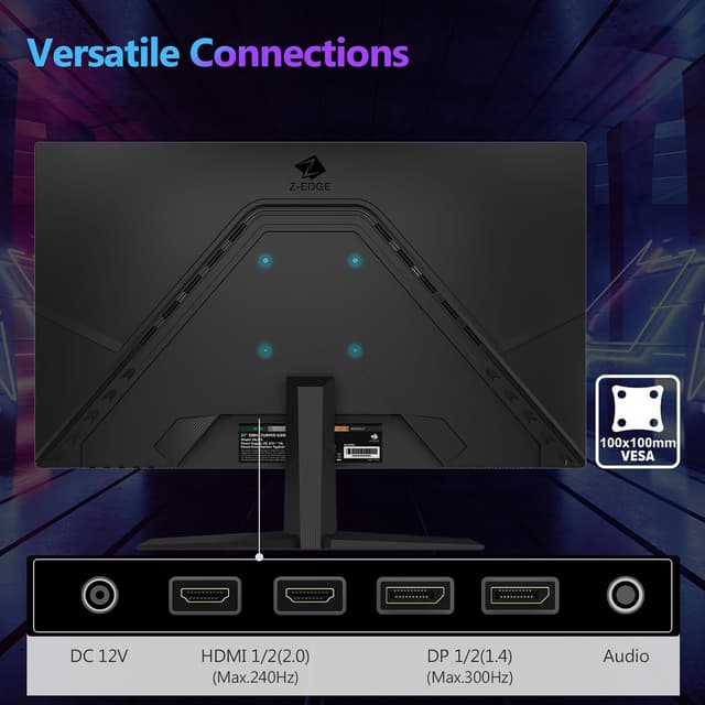 Thumbnail 4 de Z-Edge 27" Curved Gaming Monitor 300Hz