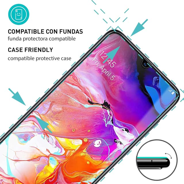 Thumbnail 1 de smartect Cristal Templado 3 Piezas para A70