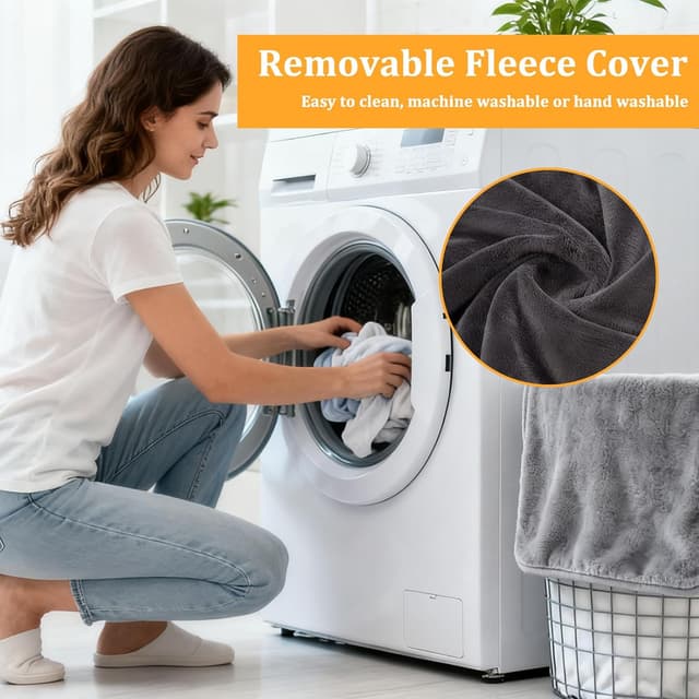 Detalle de OCCOUMR Haustier Heizkissen 45x45 cm