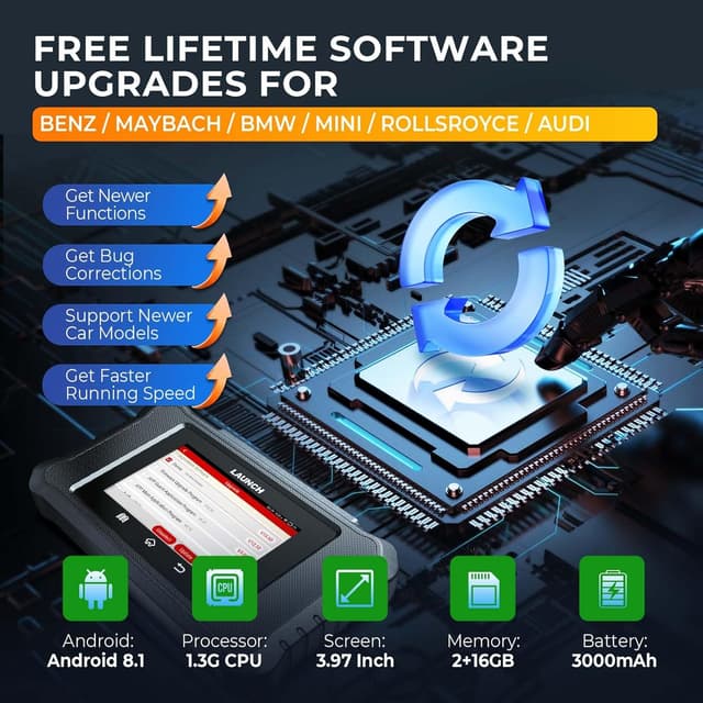 Thumbnail 6 de LAUNCH X431 Creader Elite 2.0 BBA scanner OBD2 bidirezionale per Benz/BMW/Audi (codifica ECU, AutoVIN)