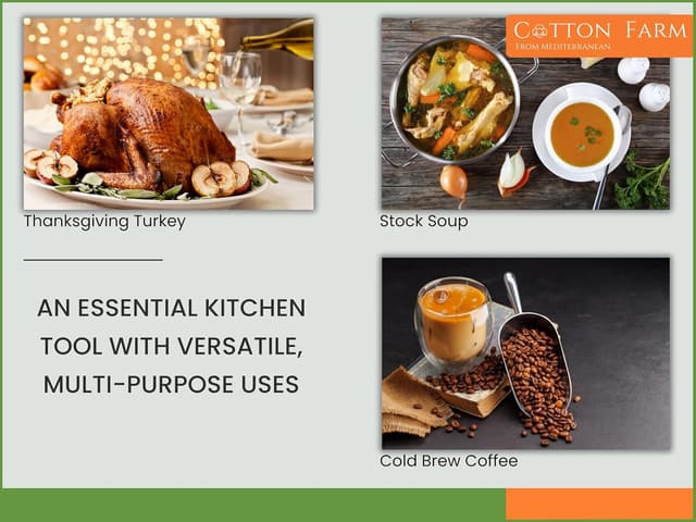 Thumbnail 4 de Cotton Farm Grade 100 XL Cheese Cloth 36x36 Inch