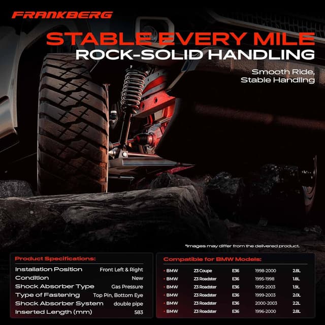 Detalle 1 de Frankberg Shock Absorber Strut 583mm for Z3 E36