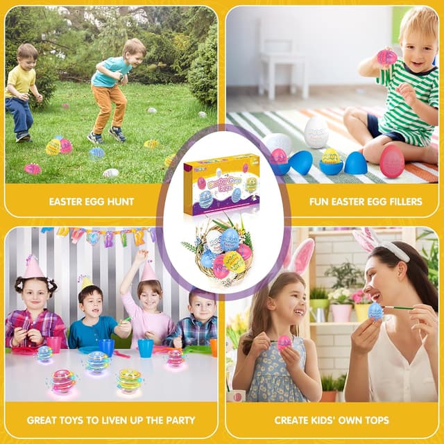 Detalle 2 de HaoVrisn Osterei-Spinning Set 6-teilig