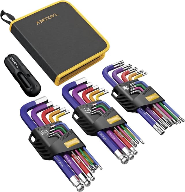 Imagen de AMTOVL Hex Keys Set 27-piece long ball end tool 🛠 en OfertitasTOP