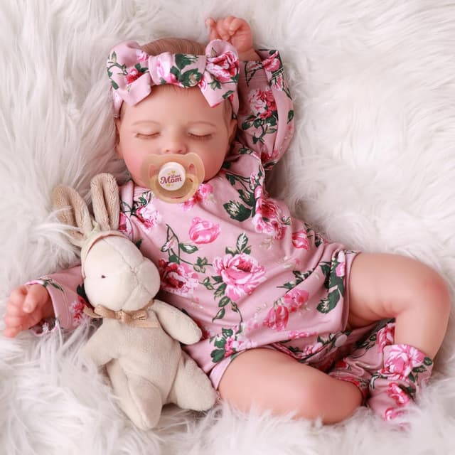 Thumbnail 6 de BABESIDE Lifelike Reborn Baby Doll 20 inch