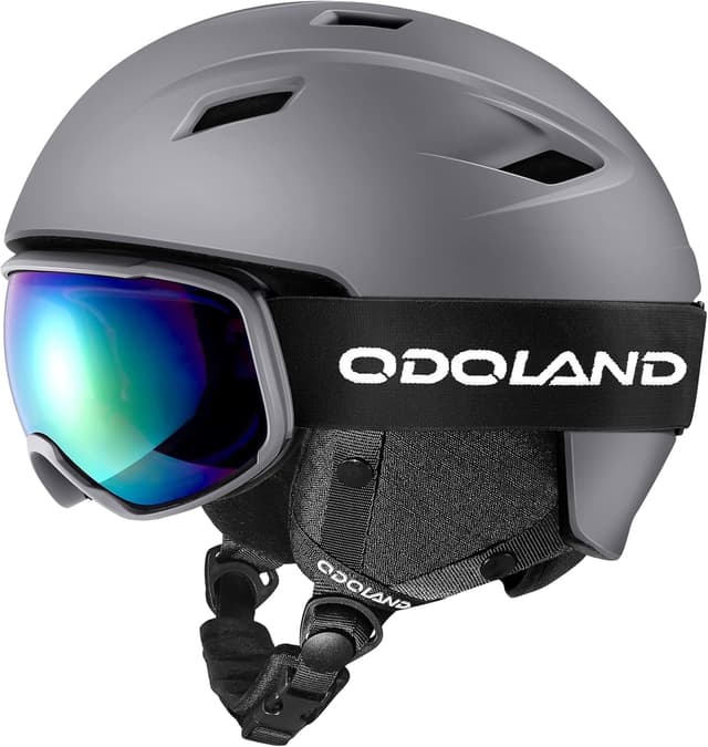 Imagen de Odoland Ski Helmet and Goggles Set en OfertitasTOP