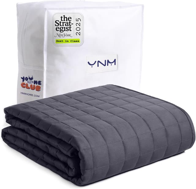 Detalle de YnM 15lbs Weighted Blanket 48x72 inches