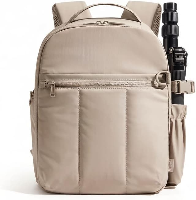 Detalle de bagsmart Kamerarucksack wasserdicht mit 13,6-Zoll-Laptopfach – Fotorucksack für Sony, Nikon, Canon & Outdoor