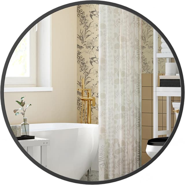 Imagen de SONGMICS LWM103BD03 Rundspiegel 76 cm en OfertitasTOP