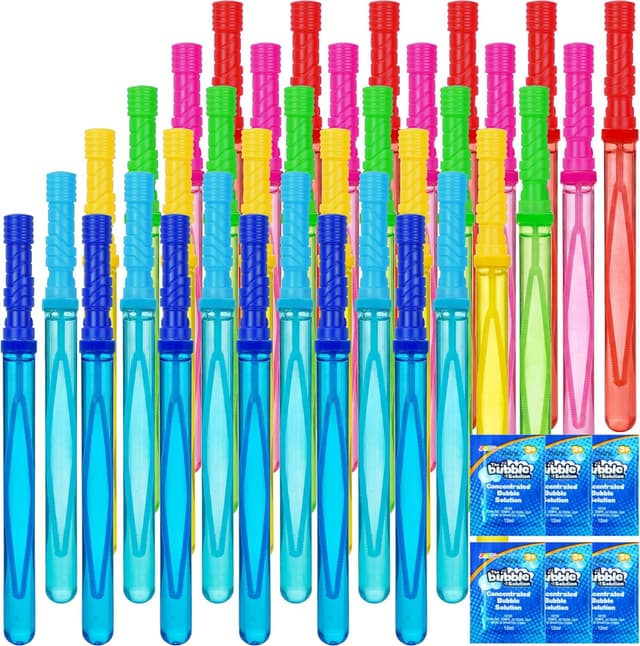 Detalle de JOYIN 36 Pack Bubble Wands 14.6" ๐ช