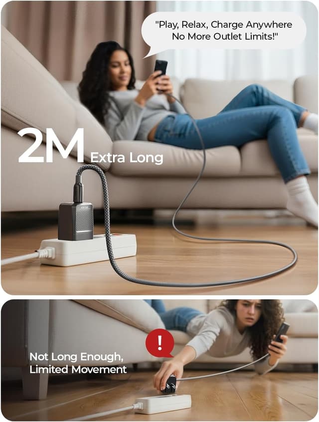 Thumbnail 4 de LISEN USB‑C to USB‑C cable 100W, 2m