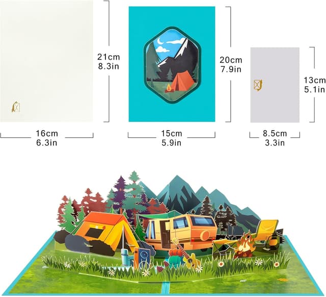 Detalle de DLYMXGC 3D pop up greeting cards