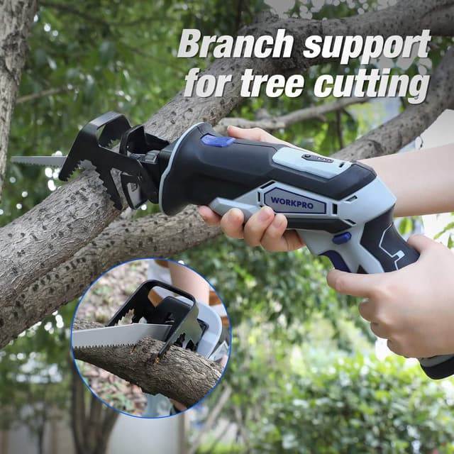 Detalle de WORKPRO Scie Sabre sans fil 12V, 1,16 kg