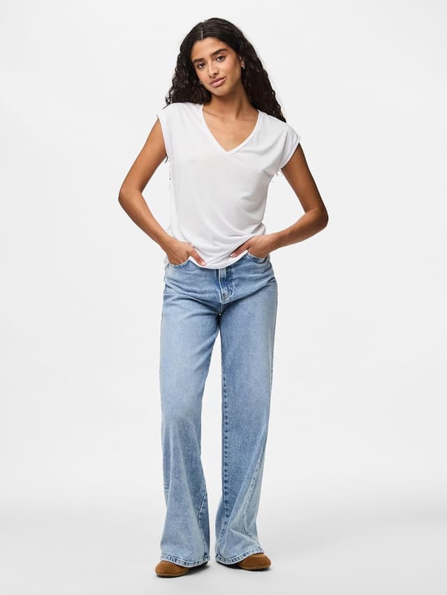 Detalle 2 de PIECES T-shirt PCKAMALA en coton à manches courtes