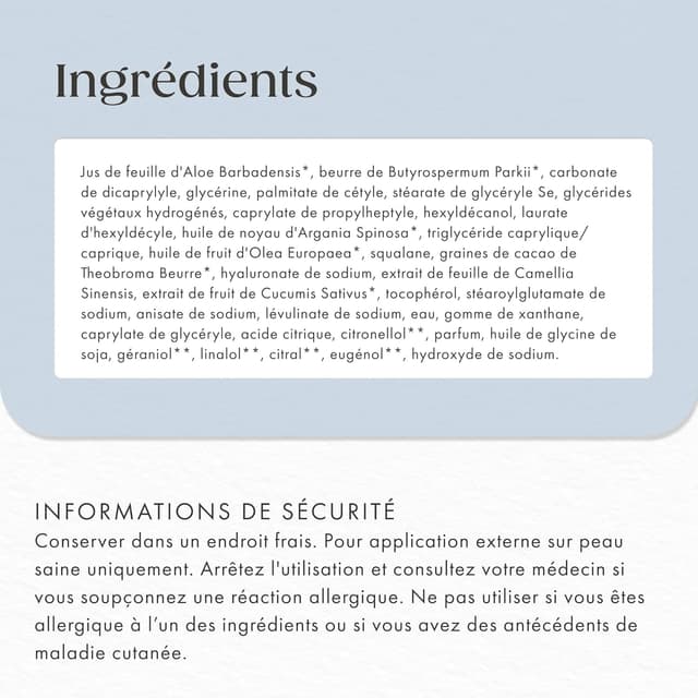 Thumbnail 6 de Satin Naturel Crème Hydratante au Aloe Vera Bio & Acide Hyaluronique 50 ml pour le visage