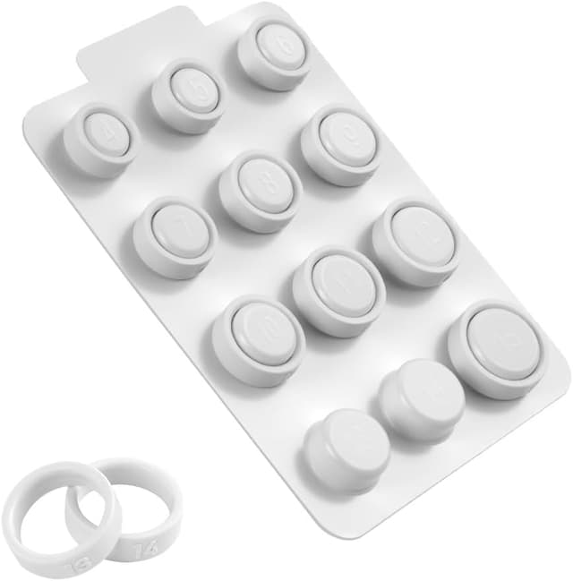 Detalle de OFFCUP Ring Sizing Kit (Sizes 4–15) – Measure Before You Buy