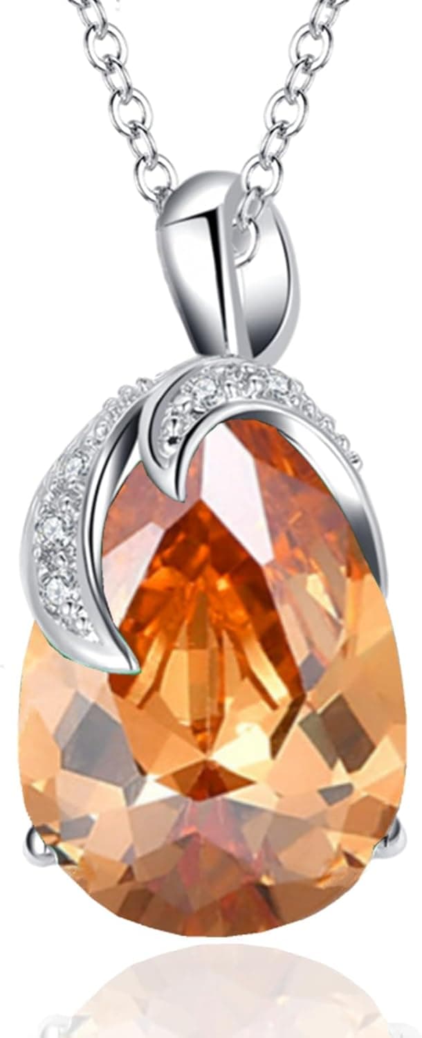 Imagen de VONSSY Classic Oval Pendant Necklace 1 piece en OfertitasTOP