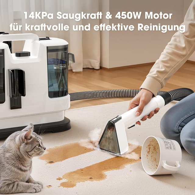 Thumbnail 1 de Welsauber Waschsauger 450W Teppichreiniger 13.500 Pa