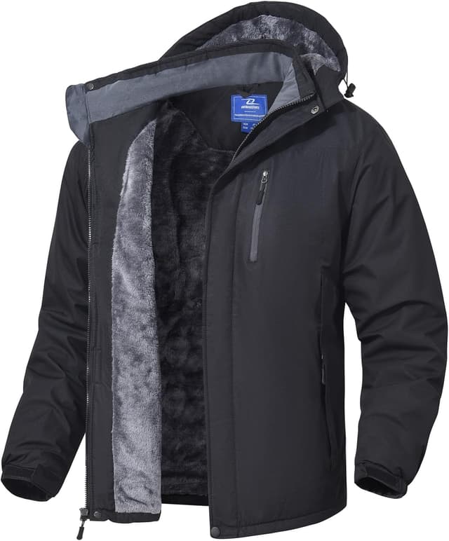 Imagen de SPOSULEI Mens Skiing Jacket waterproof fleece liner en OfertitasTOP