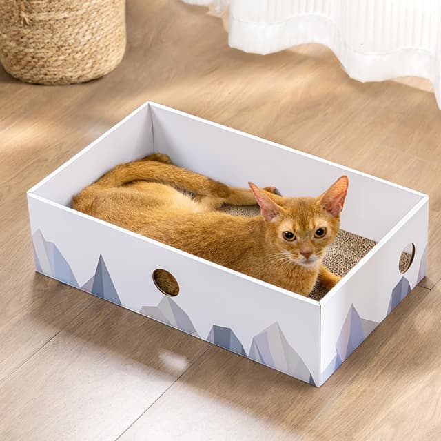 Detalle de Cat scratching board for indoor cats 41x24cm
