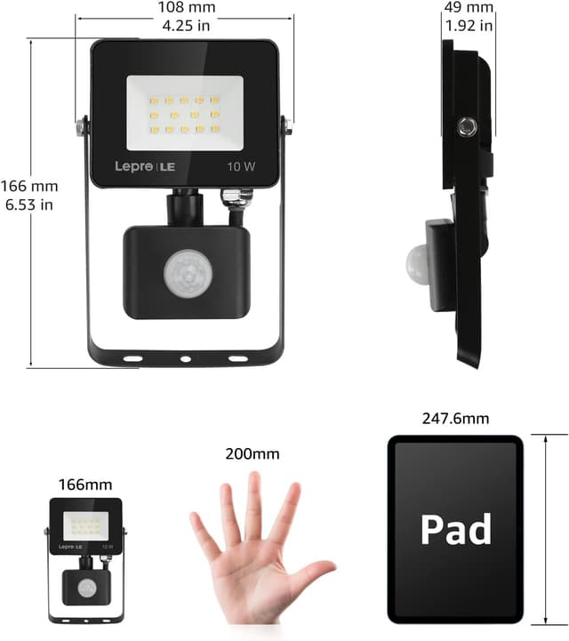 Thumbnail 5 de Lepro Faretto LED 10W da esterno