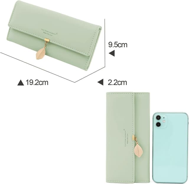 Detalle 2 de CALIYO Damen Geldbörse Langformat 19 cm