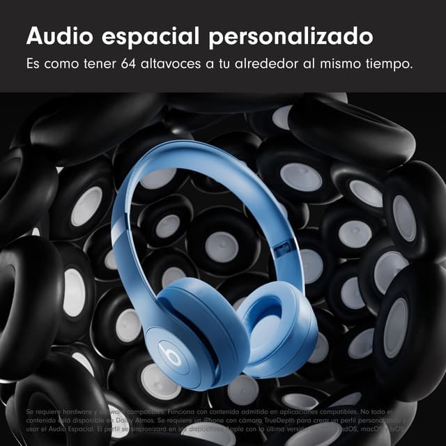 Thumbnail 1 de Beats Solo 4 - Auriculares Bluetooth On-Ear, 50h, Azul Pizarra