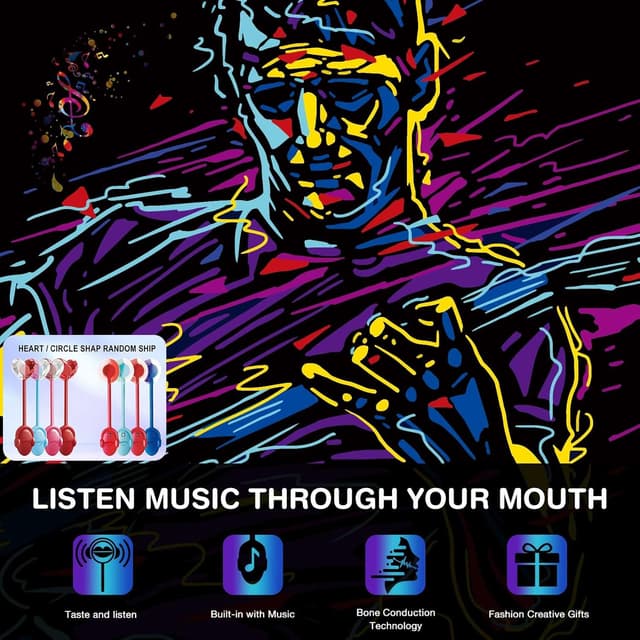 Detalle de AMOS Musicales sucette musicale 1 bleu