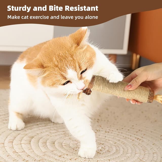 Thumbnail 6 de Hnjindong cat chew dental sticks with silvervine (large) for indoor cats