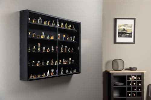 Detalle de Inter Link - Vitrina de Cristal Colgante Negro 🖤