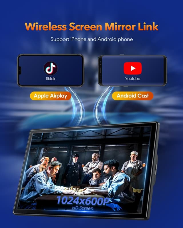 Detalle 2 de Volam G00gle Mirror Link 9 Pulgadas CarPlay