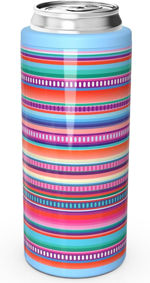 Detalle de TILUCK Skinny Can Cooler for Slim Beer & Hard Seltzer (Double-Walled Stainless Steel) for 12 oz Slim Cans