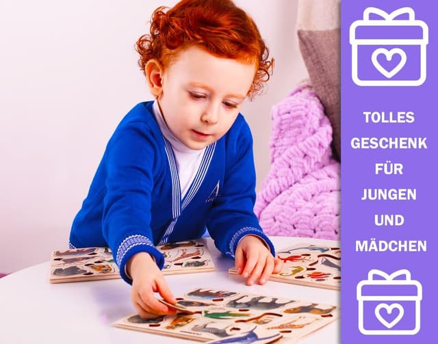 Thumbnail 4 de QUOKKA Lernpuzzle Steckpuzzle 3er-Set ab 2