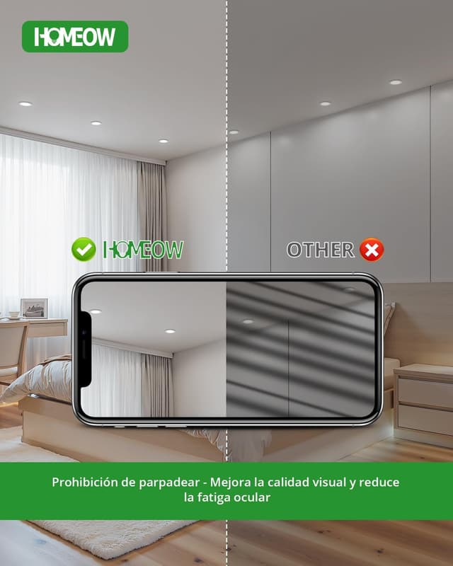 Thumbnail 3 de HOMEOW 12 Pack Downlight LED 7W 6000K