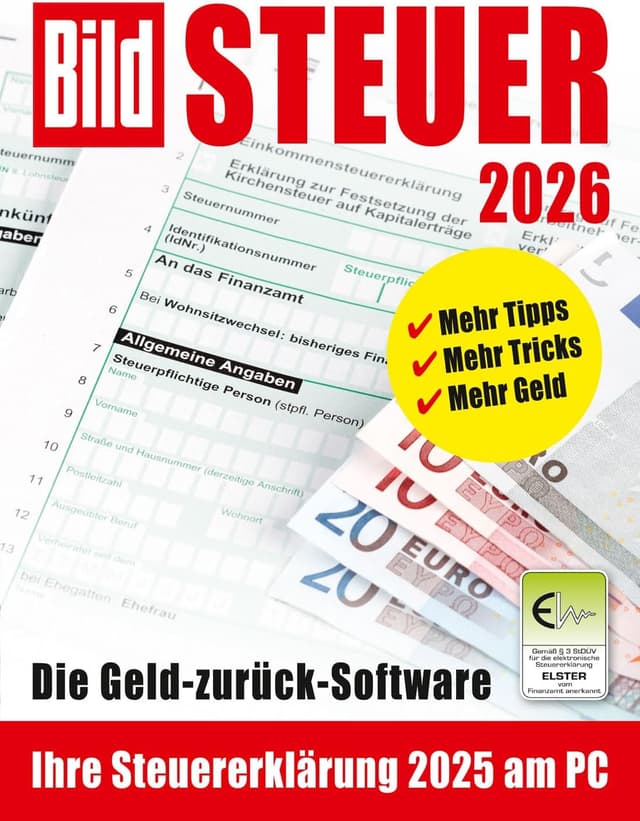Imagen de BILD Steuer 2026 Steuersoftware 1 Erklärung 🧾 en OfertitasTOP
