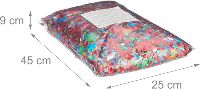 Thumbnail 3 de Relaxdays Bolsa de Confeti Metalizado 1kg ✨ para Celebraciones